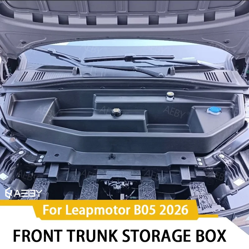 Image of Für Leapmotor B05 2026 Motorraum-Aufbewahrungsbox, Frunk-Organizer, Auto-Frontkabinen-Zubehör, Vorderkofferraum-Aufbewahrungsfach, Rutschfest