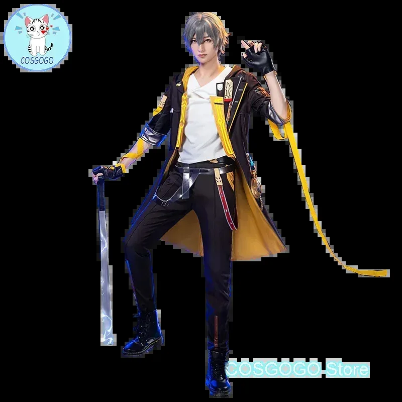 COSGOGO Game Honkai: Star Rail Trailblazer Caelus أزياء تنكرية للهالوين ملابس تناسب الزي الرسمي للرجال Caelus Honkai Cospaly #6