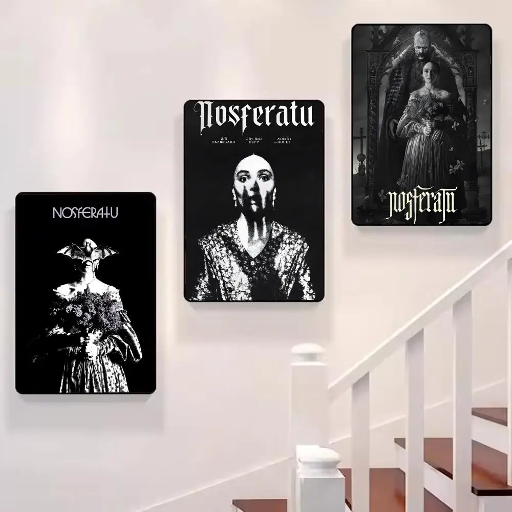 فيلم الرعب N-Nosferatu المشارك HD طباعة شخصية قماش جدار جدارية ملصق فني صور لغرفة المعيشة ديكور المنزل