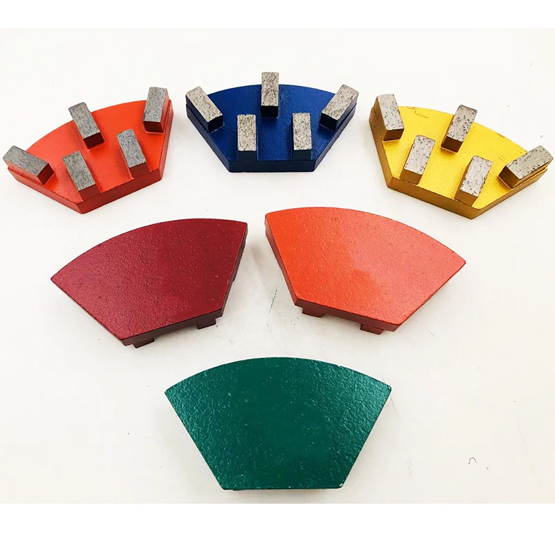 Frankfurt Trapezoid Diamond Abrasive Disc 5 Segments Metal Bond Concrete Grinding Disc For Floor Dremel Grinder Accessories