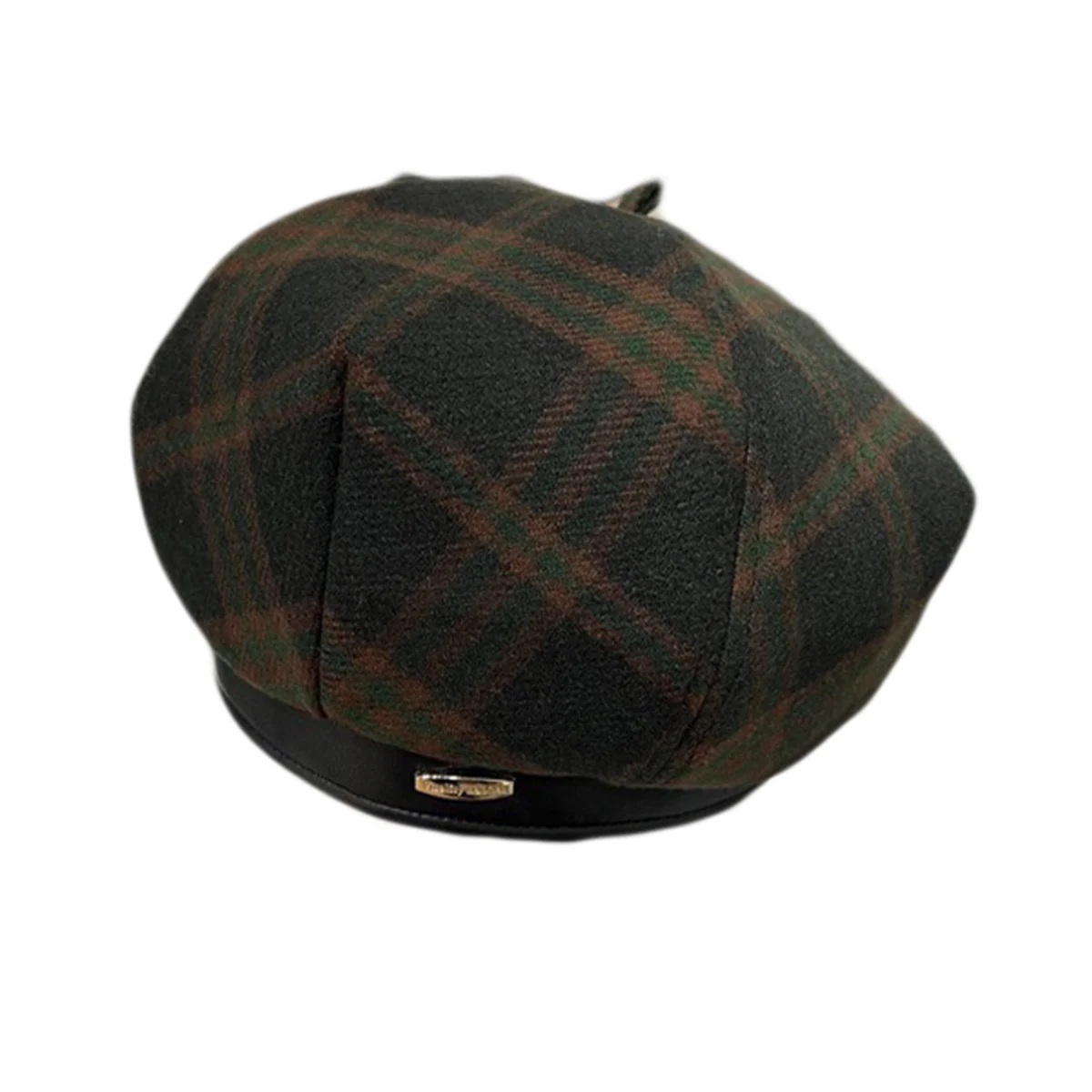 Neue frauen Retro Mode Wolle Baskenmütze Beiläufige Gestrickte Künstler Hut Vielseitig Wmar Runde Top Knospe Hüte Casual Outdoor Berets – Detail 5