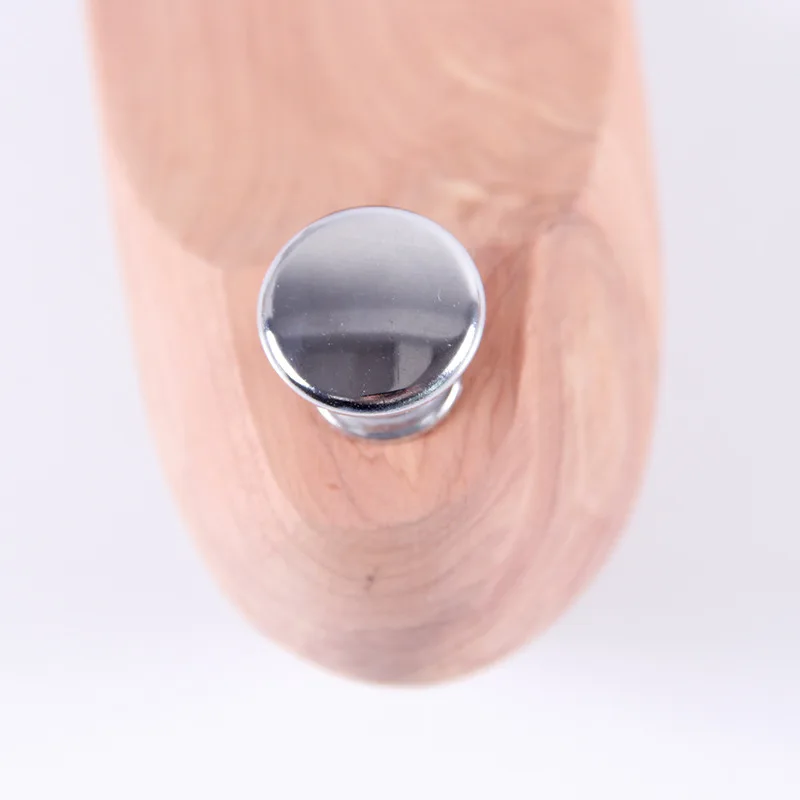 Wood Shoe Support single-tube Spring Adjustable Natural Fragrant Wood Shoe Last Silver Double Size