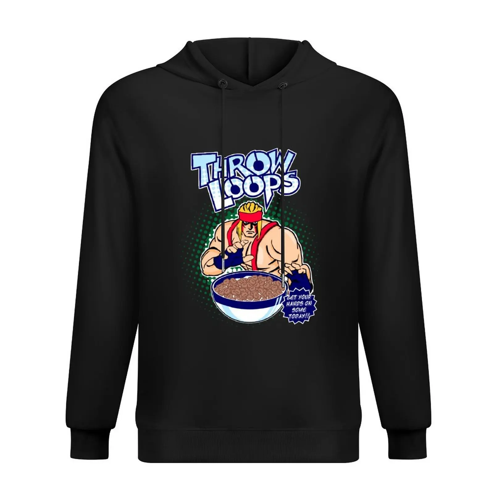 

Throw Loops Cereal - Alex Hoodie men clothing korean autumn clothes male clothes anime clothes hoodie man