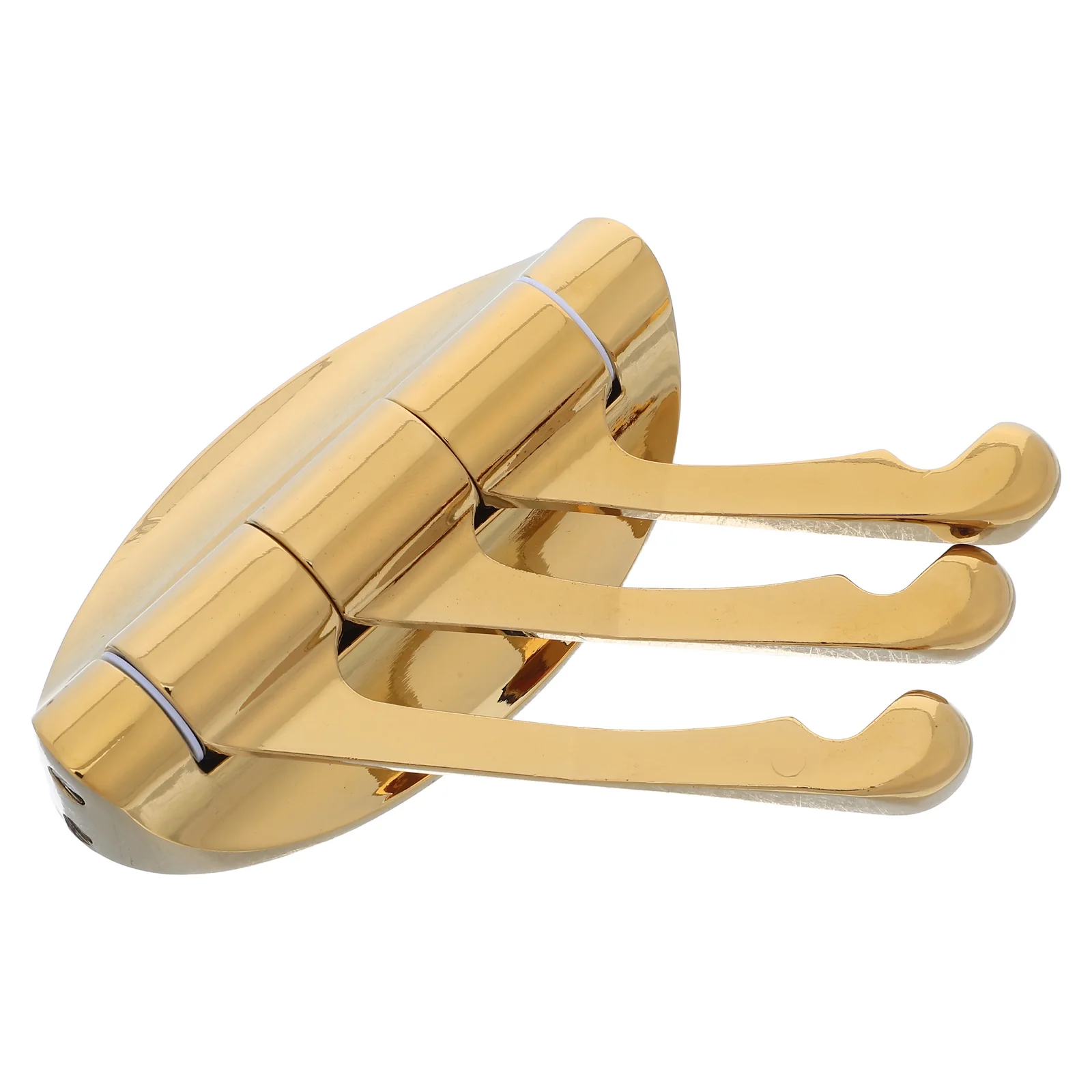 

Triple Swivel Coat Hooks Heavy Duty Foldable Wall Mount Concealed Screws Towel Hanger Bathroom Bedroom Closet Garage