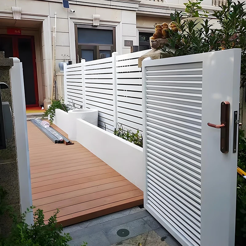 التخصيص الحديثة حديقة الخصوصية لوحات سبائك الألومنيوم لوحات مقاومة للماء قضبان الألومنيوم النمط المعاصر #5