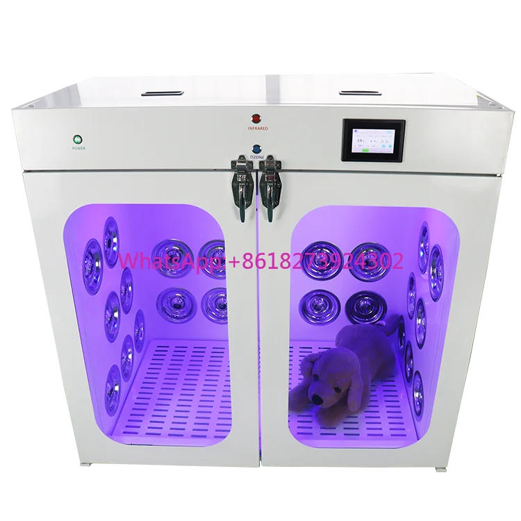 

Discounted HG-A03 Double Door Pet Dryer Cabinet Dog Cat Animal Hair Drying Grooming Machine