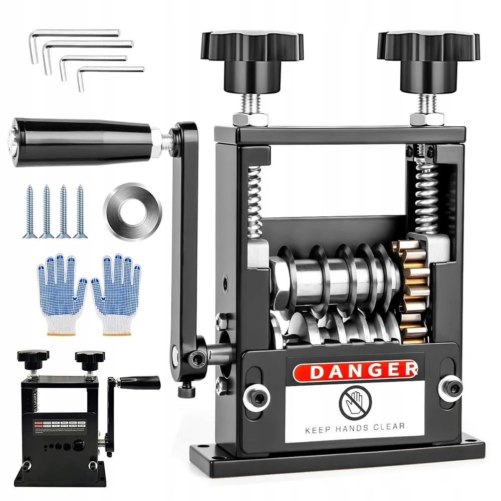 Manuelle Drahtabisoliermaschine 3-17mm Kabelabisolierer mit 6 Einführlöchern 5 Klingen Handkurbel-Abisolierwerkzeug für Kupfer- und Aluminiumkabel-Recycling