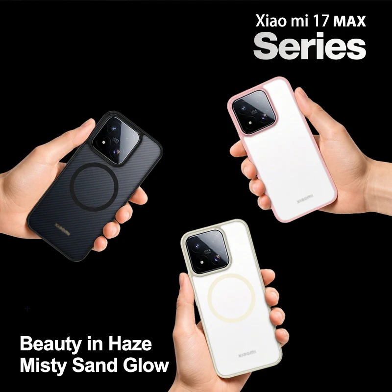 

New Frosted Matte Magnetic Phone Case for Xiaomi 17 Ultra 17 Pro Max 17T Airbag Full Camera Shockproof Protective Cover
