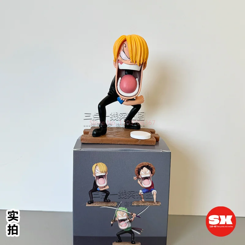 ワンピースアニメアクションフィギュア,ルフィ,サンジ,モンキー,ドロノア,ゾロ,ハングリー,3人のキャプテン,PVC