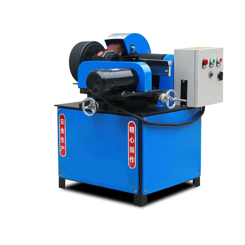 New Round Pipe Polishing Machine Steel Pipe Outer Circle Abrasive Belt Drawing Machine Automatic Grinding Mirror Polishing Machi