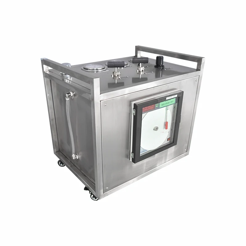 

Portable Pneumatic Liquid Pressure Pump System with Circular Paper Chart Recorder