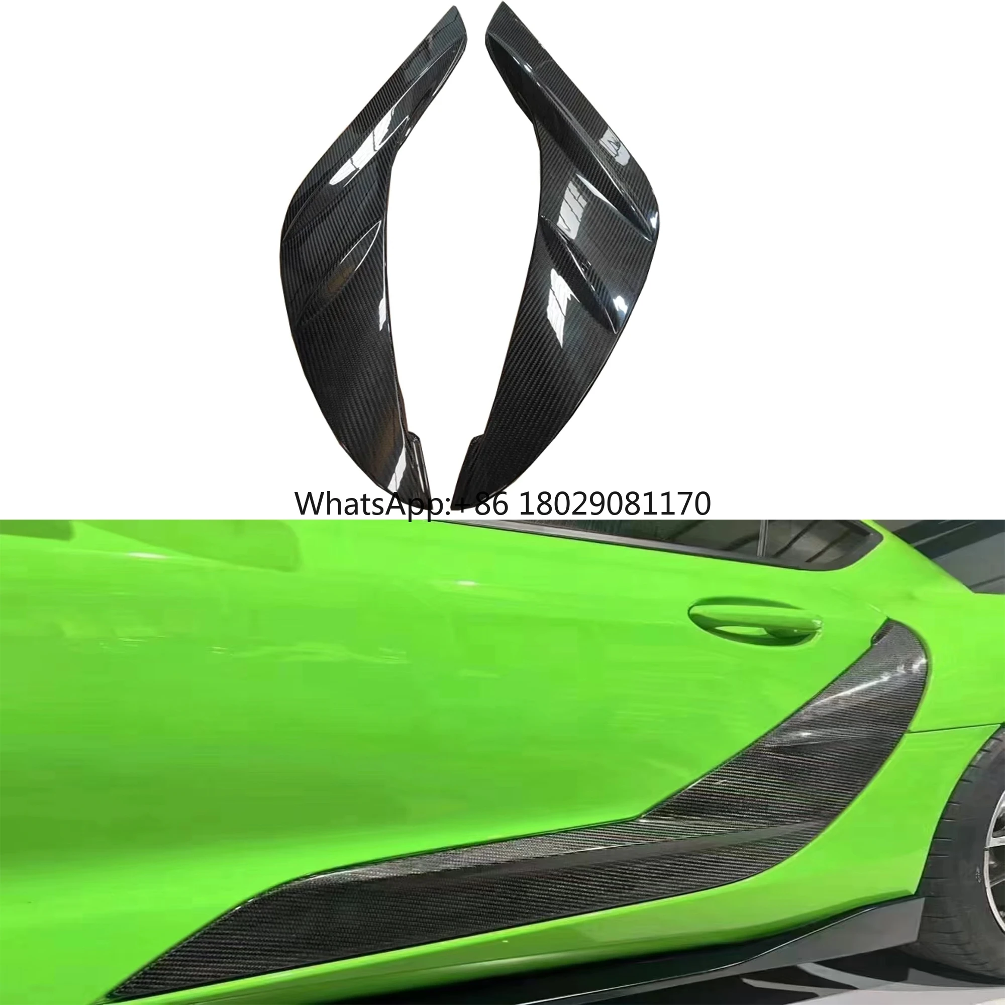 TRD Style Dry Carbon Fiber Side Door Trim For Toyota GR Supra MK5 A90 A91 Carbon Fiber Side Door Panel Garnish 2019+ Wholesale