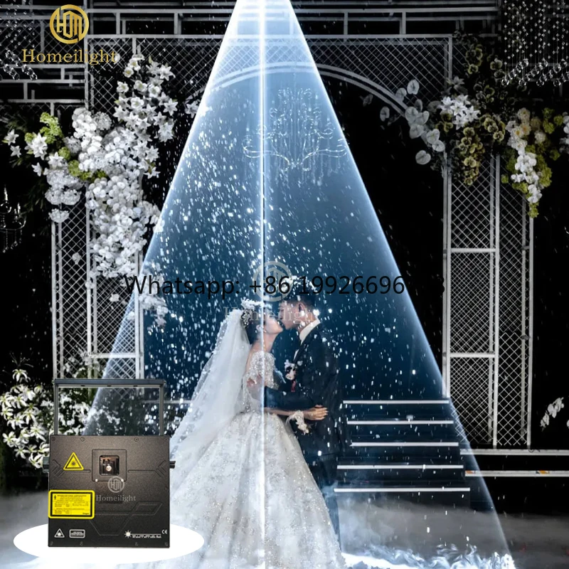HOMEI RGB Laser Light  Wedding 2W 3W 5W 10W LED Animation Laser Light DMX