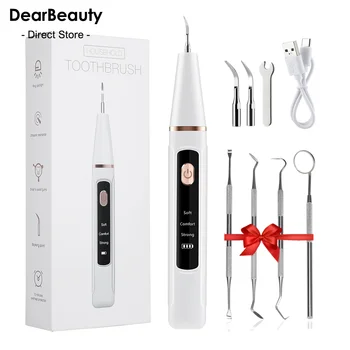Détartreur dentaire Ultra sonique électrique, nettoyeur de Plaque dentaire, élimination de la pierre dentaire pour les taches de tartre, dissolvant de calcul des dents