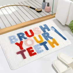 Bathroom Funny Rugs Cute Kids Floor Bath Rugs Non-slip Modern Microfiber Mats Absorbent Bath Mats For Children 40x60cm 50x80cm