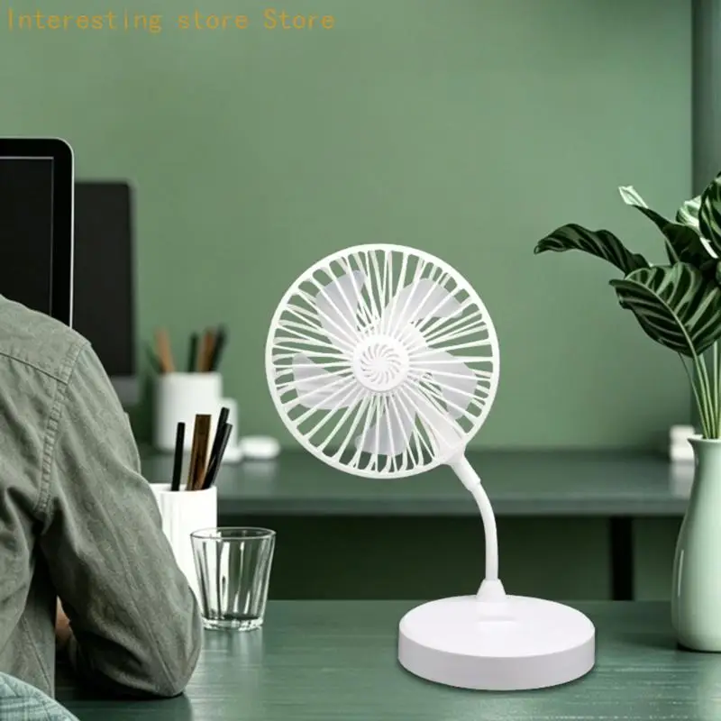 Practical Small Area Circulation Fan 1 Speed Control 14.5cm Diameter Blade For Computer Desk Nightstand 55KC