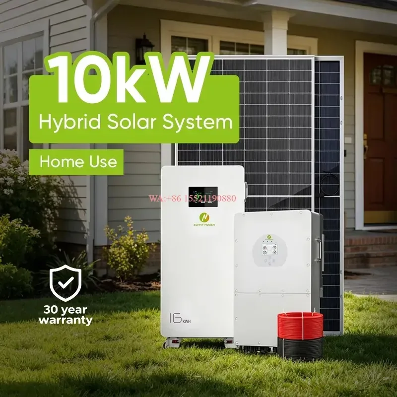 wmwmnu for Hybrid Solar Energy System Kit 5Kw 6Kw 8Kw 10Kw Complete House Solar Power System With Lifepo4 Battery
