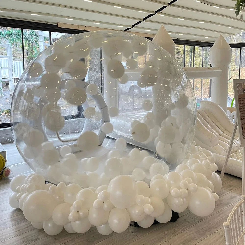 Casa Inflável Transparente em - Bubble Machine Outdoor avaliação e preço