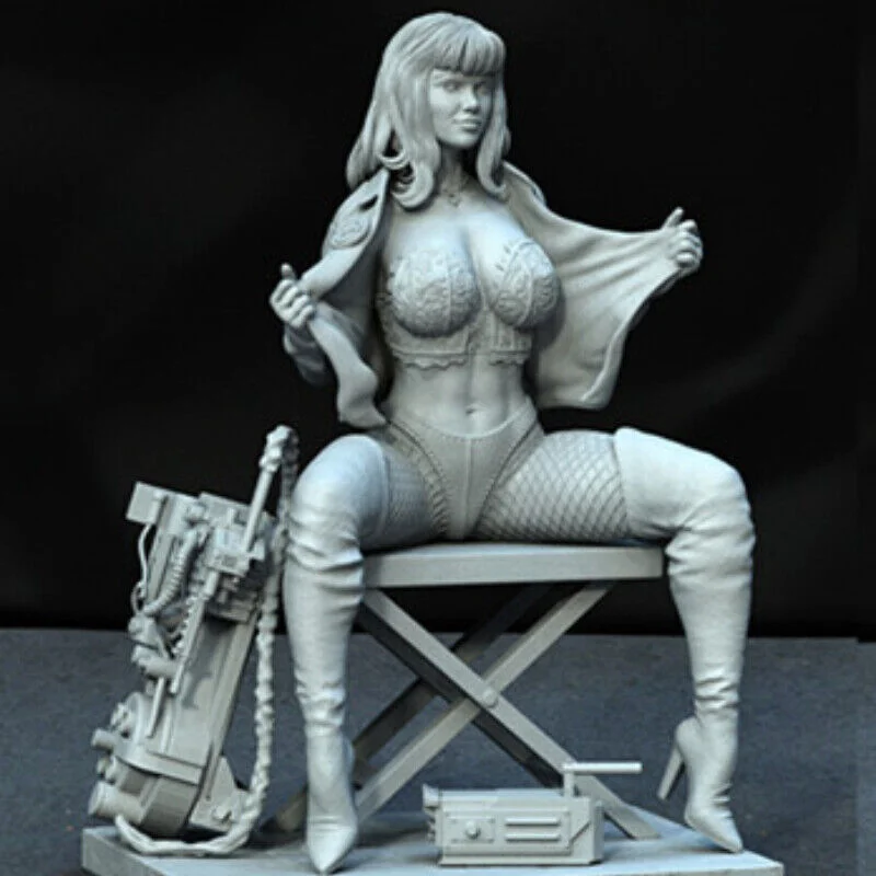 

Enthusiastic Repairman Full Resin Figure Model Kit 1/24 Scale 75mm Assemble Miniature Unassembled Unpainted Diorama Toys