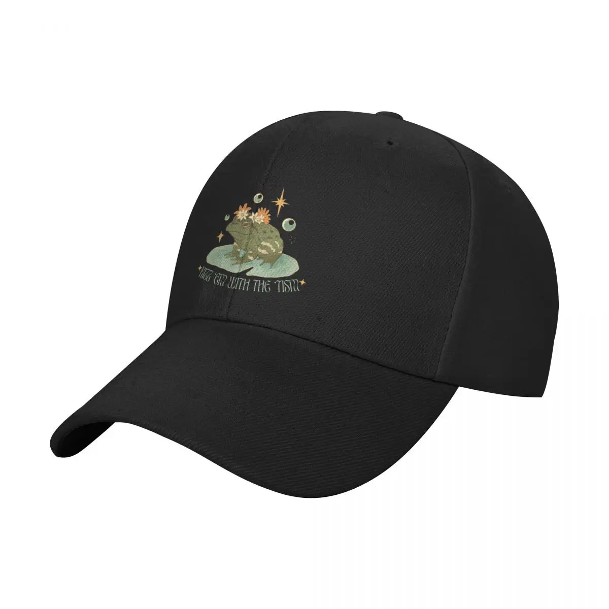 

Rizz 'Em With The 'Tism Frog Baseball Cap men's big size hat Anime Hat Men Luxury Brand Women's