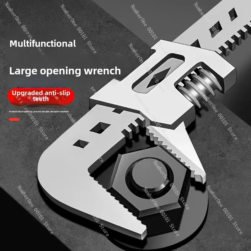 right-angle movable wrench, sewer, water pipe disassembly, bathroom, multi-purpose movable mouth, large opening pipe pliers