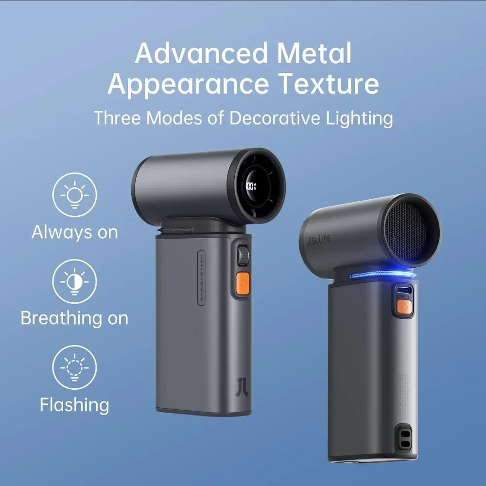 

jz 100 Speeds Adjustable Mini Personal Fan, 9000mAh USB Rechargeable Fan Battery Operated