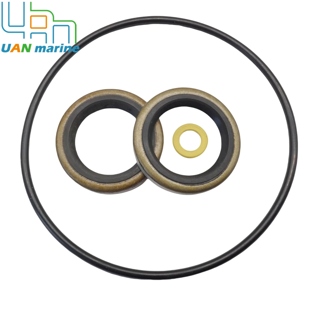 26-76868 8M0204670 Outboard Marine Lower Unit Bearing Carrier Oil Seal with Washer Gasket For Mercruiser Stern Drive Bravo 1