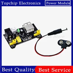 3set 3.3V 5V MB102 Solderless Breadboard Power Supply Module with 9V Battery Clip Power Cable 2.1x 5.5mm Male DC Jack Plug