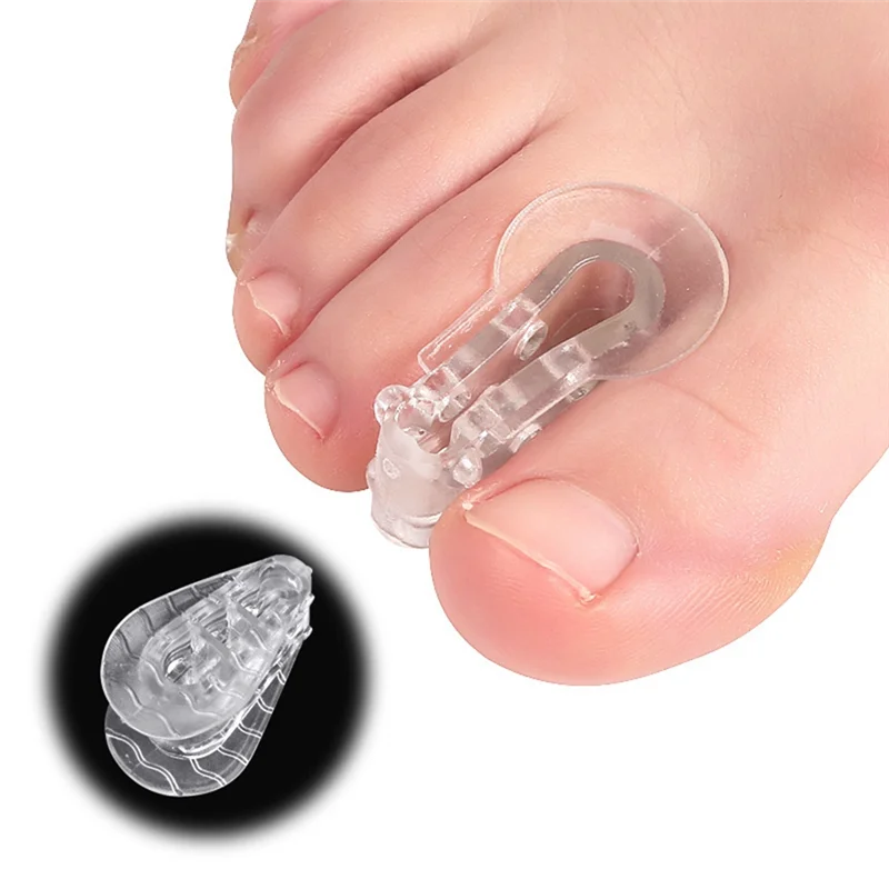 LITE-10er-Pack Zehenabstandshalter, Separatoren, Bunion Corrector Gel Orthesen für Bunion, überlappende Zehen, Hallux Valgus 3,5 x 2 cm