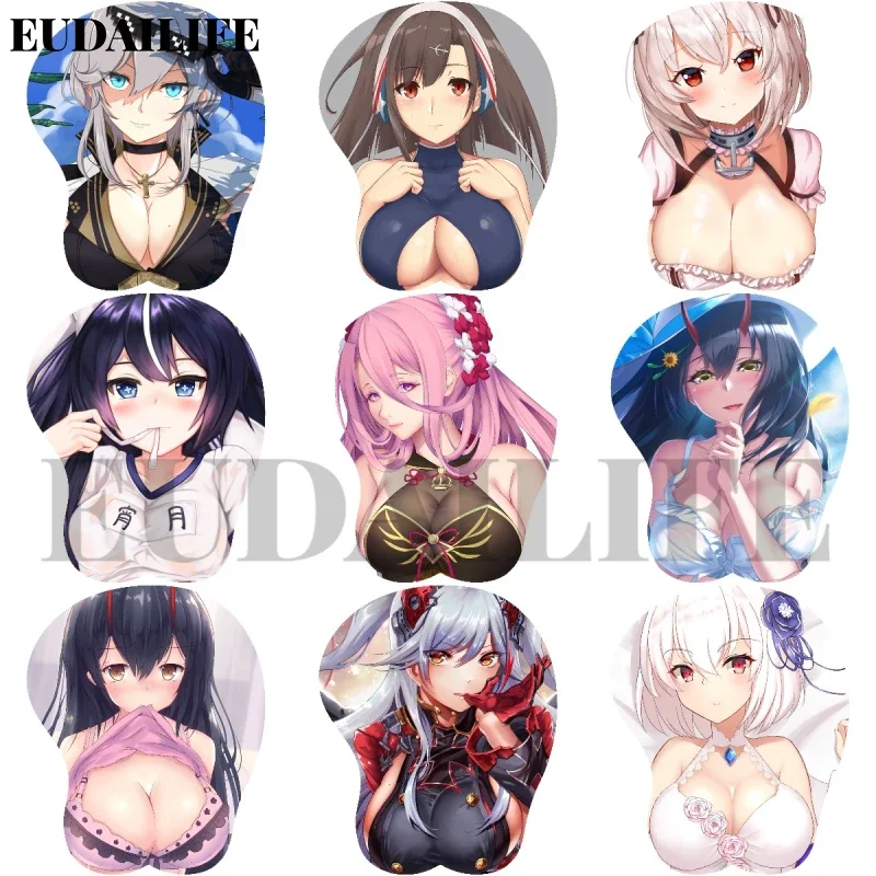 

Arknights Hoshiguma Skadi Surtr 3D коврик для мыши подставка для рук и запястья коврик для мыши силиконовый Oppai мягкий коврик для мыши офисная работа подарок