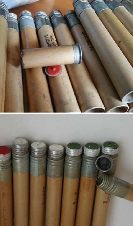 SMTP E610 Replica Soviet Russian Special Forces Rop Signal Stick Paper Tube Takov Moisture Proof Storage Tube