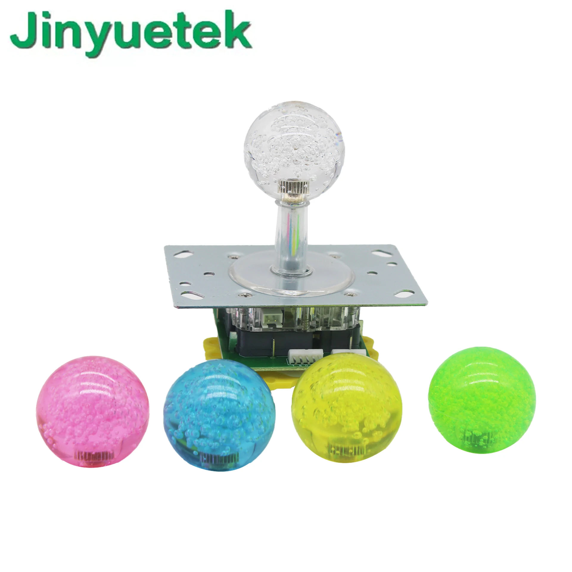 Durable Colorful Illuminated 5P Arcade Fighting Joystick for Arcade Claw Game Machines