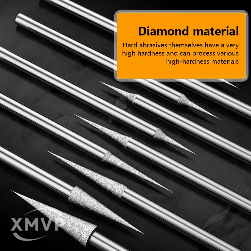 

Острая игольная шлифовальная головка, развертка нефрита, алмазное сверление песка, шлифовальная игла, электрическая резьба по нефриту, резьба по камню, жадеит