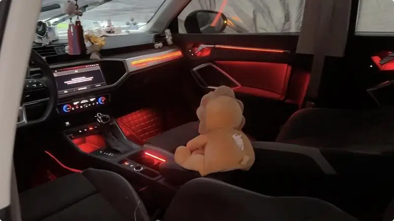 Ambient Light Kit For Audi Q3 2013-2024 Interior LED 64 Color Symphony Dynamic Atmosphere Lamp APP Control