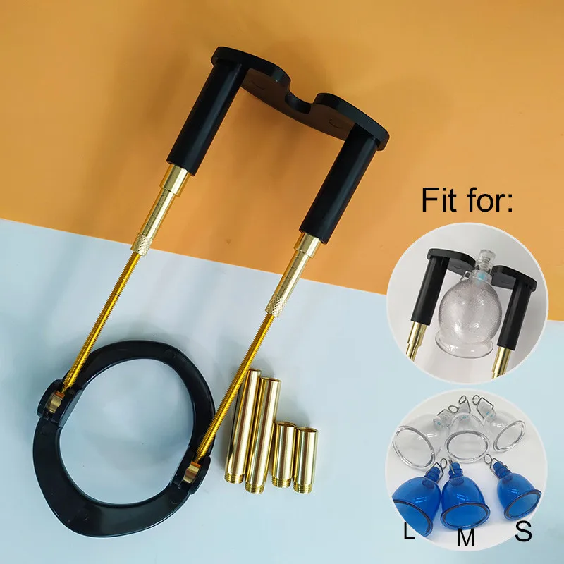 2023 New L size Male Enlarger Stretcher Holder Tension Traction Correction Bending Penis Extender Enlarger Device For Men sex 18