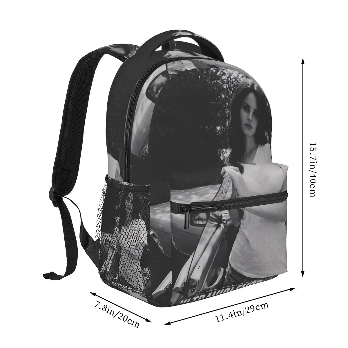 Singer Lana Del Rey Print Backpacks Boys Girls Bookbag Children School Bags Cartoon Laptop Rucksack Shoulder Bag Large Capacity