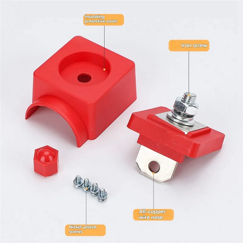 

Durable-300A Inverter Terminal Lithium Battery Connector Terminal Lithium Battery Storage Charger High Current Connector