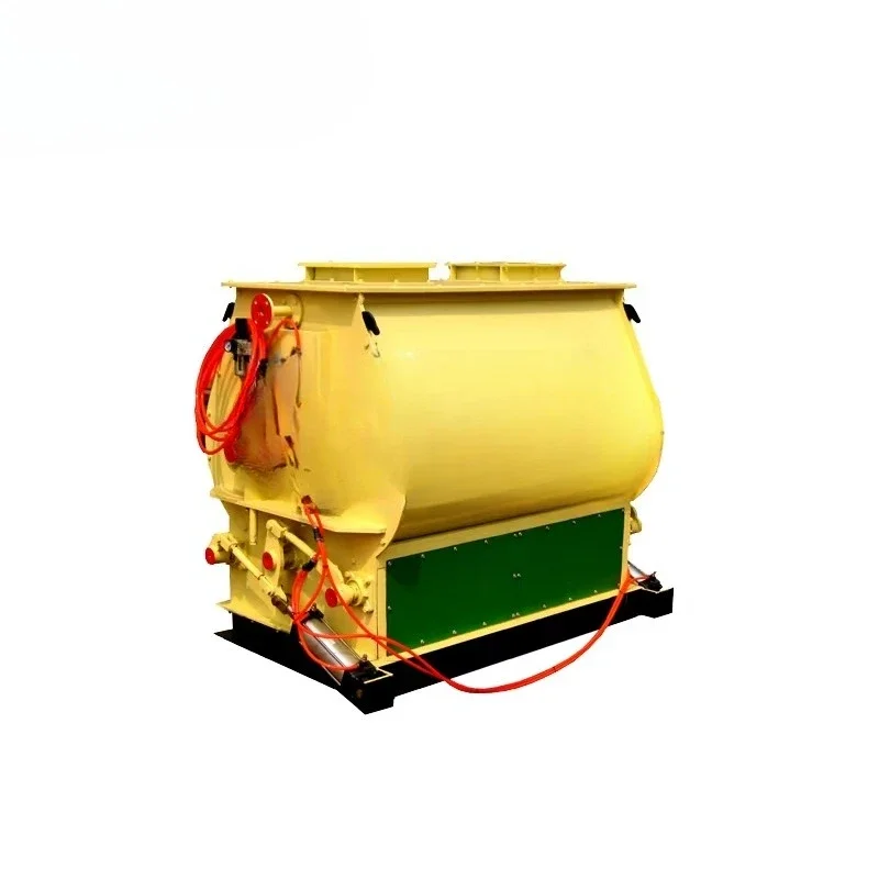 High efficiency double shaft blade mixer