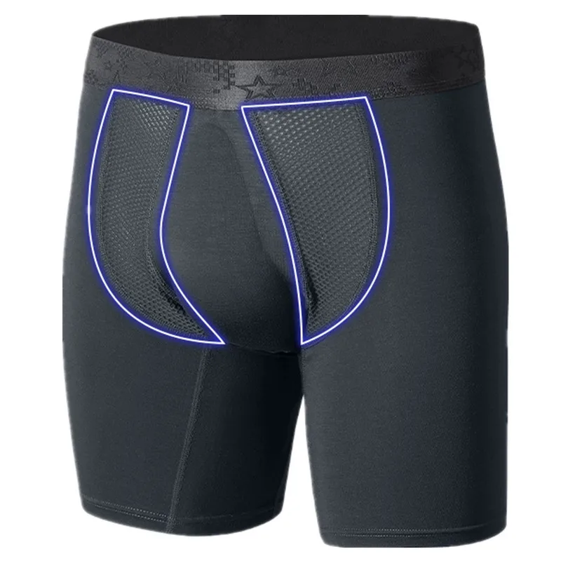 

Men Boxer Shorts Modal Underwear Cueca Man Panties Ropa Solid Anti-bacterial 3D U Convex Pouch Underpants Calzoncillo Plus Size