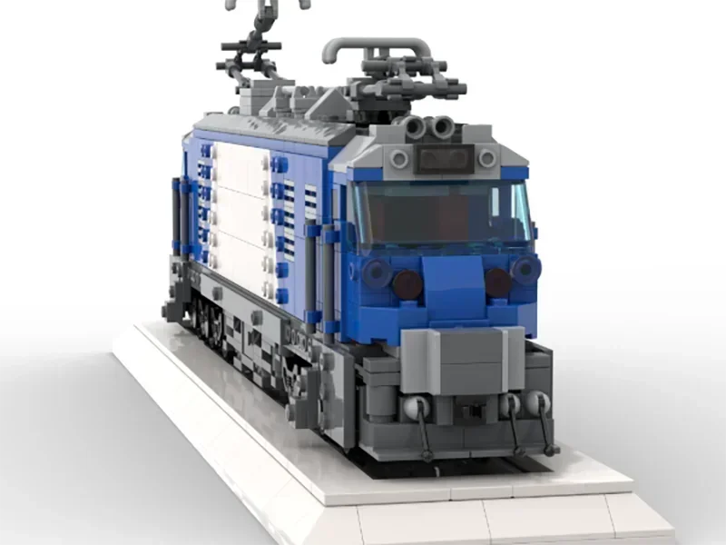 RailwayTrain Modell Modell HX Lokomotive Modell Moc Bausteine Geschenke Weihnachten Spielzeug DIY Montage Technologie Modulare Blöcke