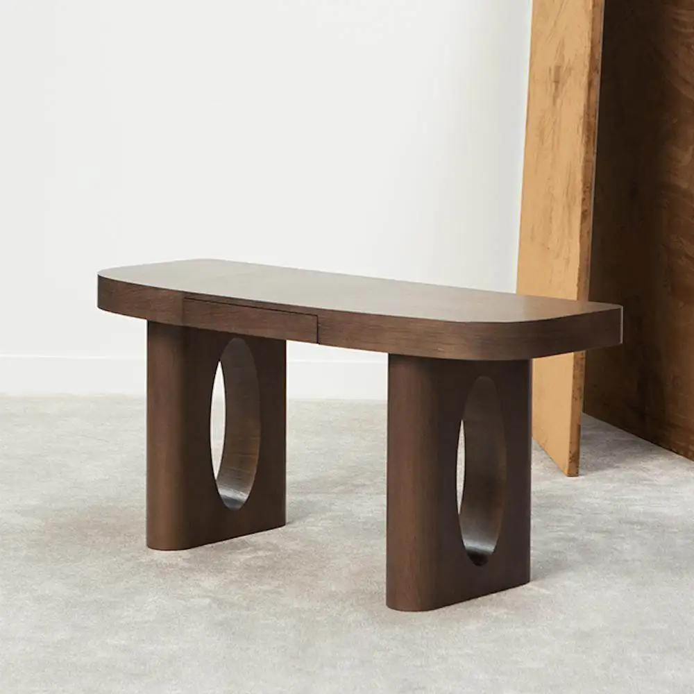 

Письменный стол AAMedieval из массива дерева для дома, французский ретро-стол, компьютерный стол в стиле ретро.