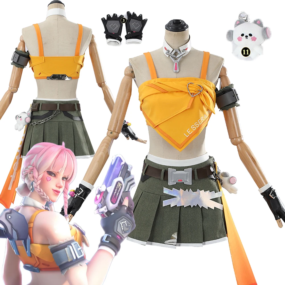 

Wholesale Girl Group Mercy Cosplay Role Play Clothing Game OW Costume Adult Women Roleplay Fantasia Party Outfits Fantasy