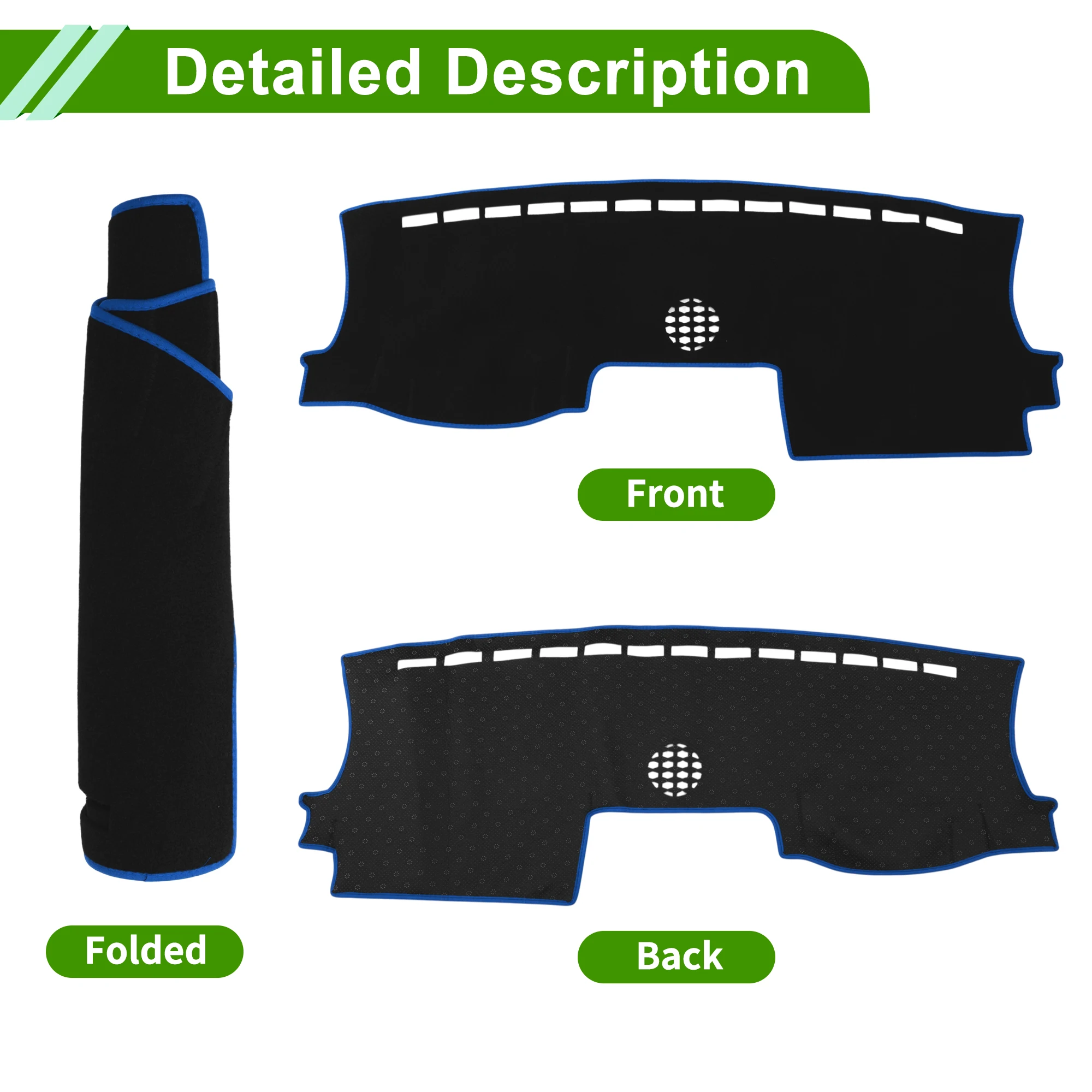 

Крышка приборной панели UXCELL для Ford Ranger XL XLT Lariat Raptor Truck 2024-2025, коврик для приборной панели, ковер, крышка центральной консоли приборной панели