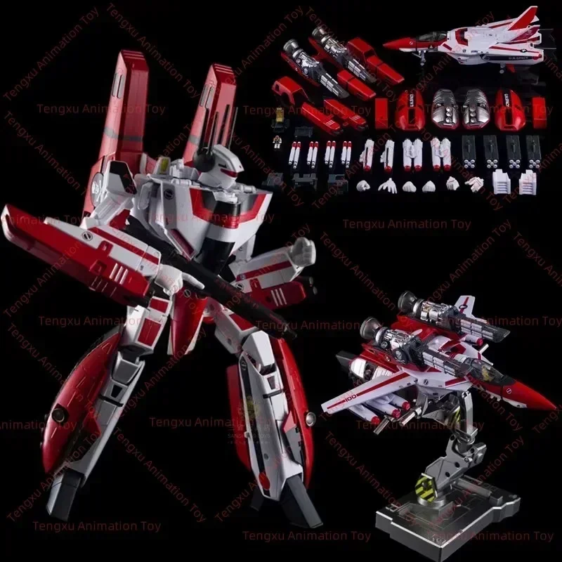 【Op voorraad】Originele FG01 G1 Transforming Robot Macross VF1S Battlestar Sky M Fire Beweegbare Pop Robot Collectie Cadeau
