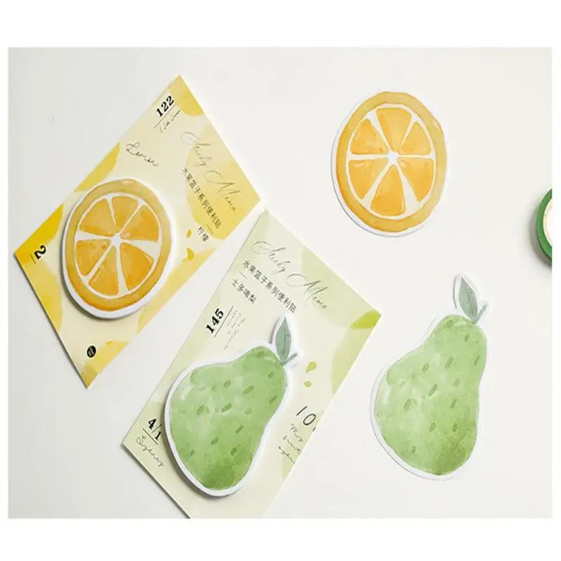 Fruit Basket Notes Easy To Use Digital Printing 30 Sheets 13085mm Office Supplies Notepad Fruit Pattern Various Styles