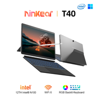 Ninkear T40 Laptop 2 in 1 TouchScreen Tablet Notebook Intel N100 14 Inch FHD 16GB DDR5+512GB SSD Wifi 6 RGB Backlit With Stylus