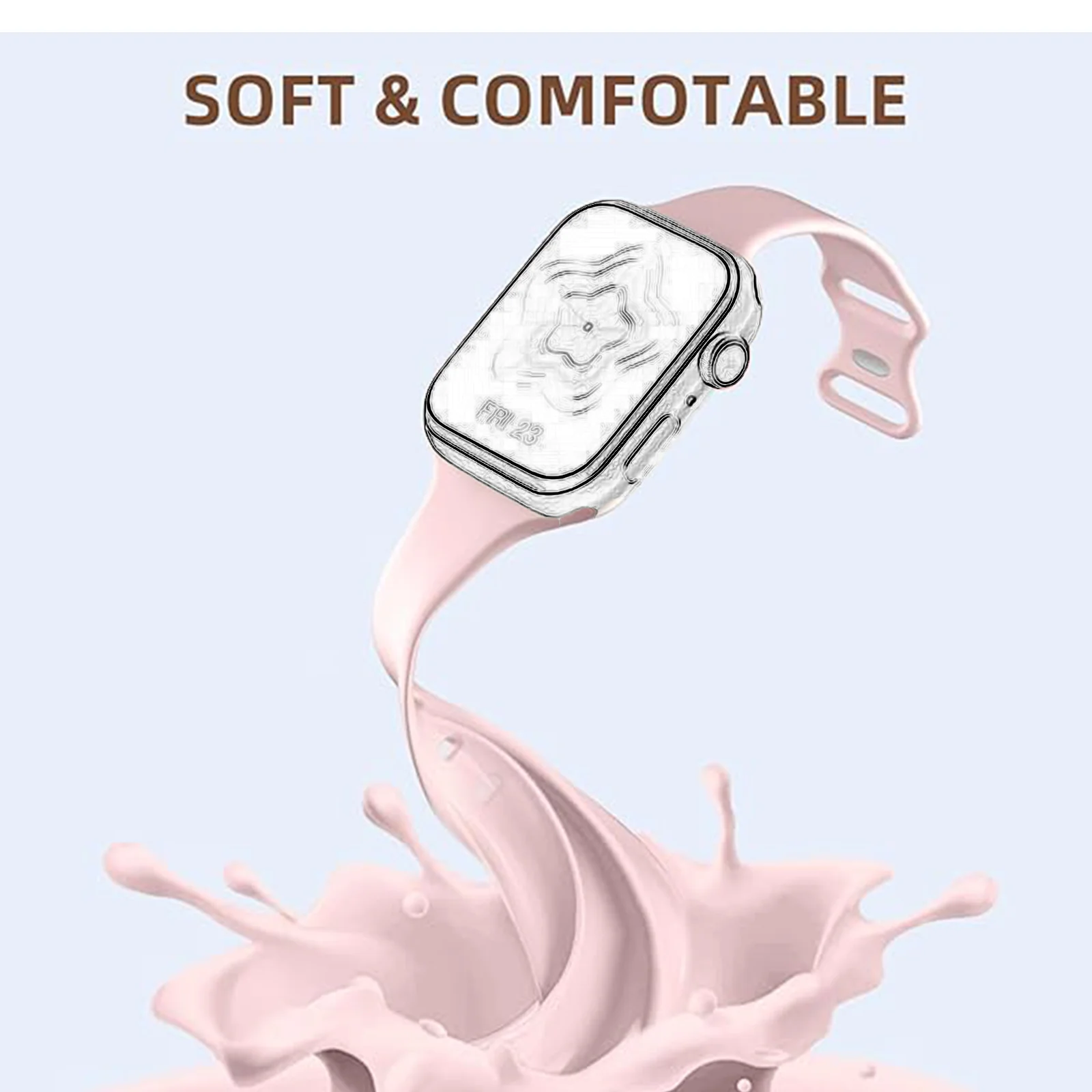 スポーツウォッチストラップは、38mm、40mm、41mm、42mm、44mm、45mm、46mm、49mmモデルのApple Watchバンドと互換性があります。 それは