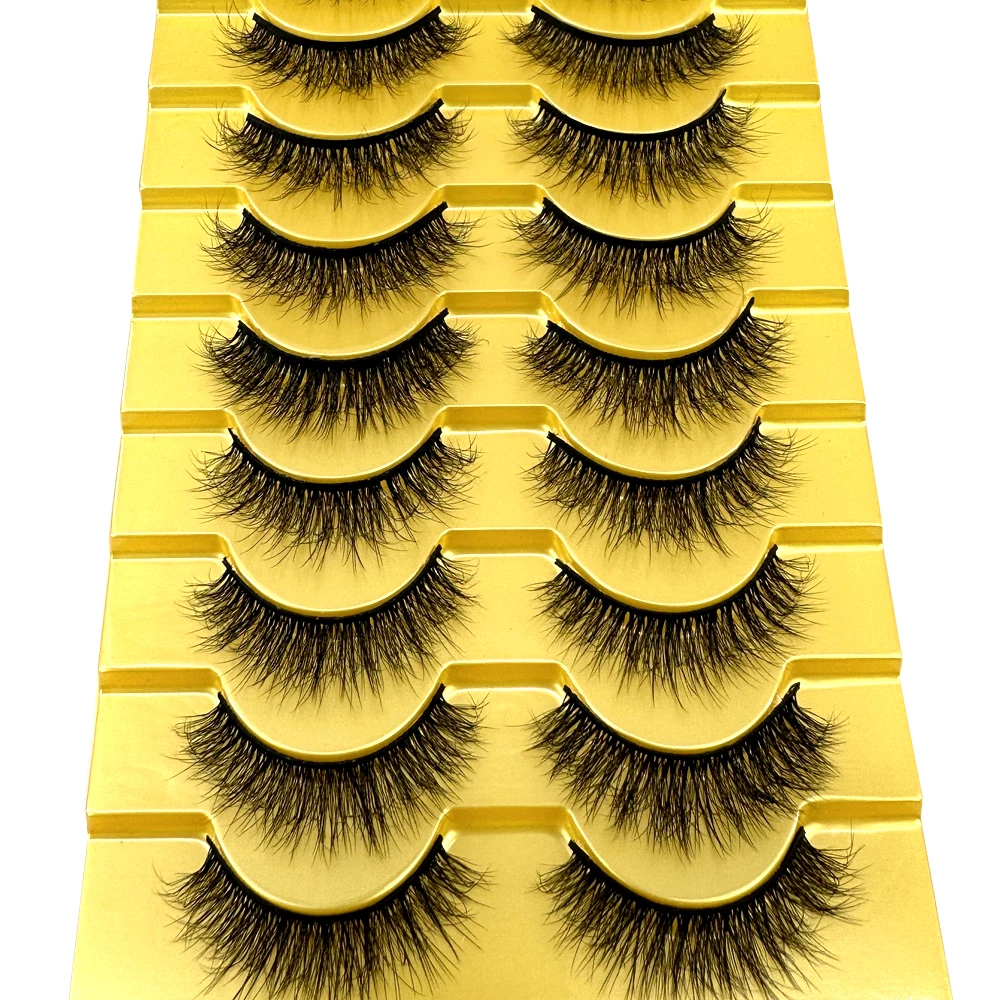 38 Stile 10 Paar Natürliche Lange 3D Nerz Falsche Wimpern Make-up-Set Nerz-Wimpernverlängerung Kurze Wimpern – Detail 16