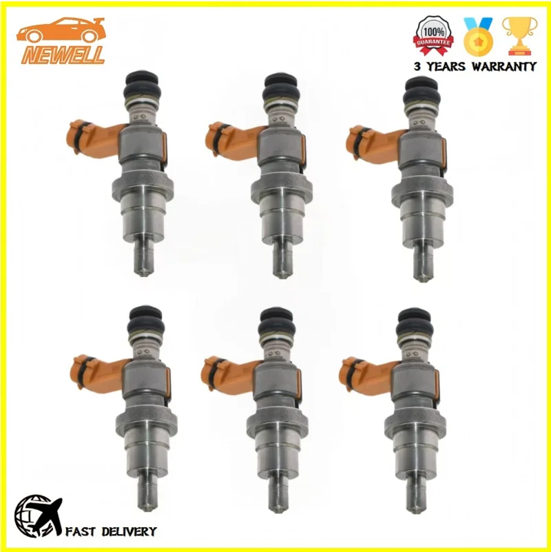 4/6pcs 23250-46140 23209-46140 Fuel Injector For Toyota 2JZFSE 1JZFSE Engine Nozzle 23209-49066 23209-49065 2325046140