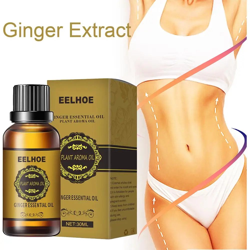 

Natural Ginger Essential Oil Firming Big Belly Thigh Slimming Massage Lymphatic Promote Oil Drainage Essence Metabolism Bod Z2Y0